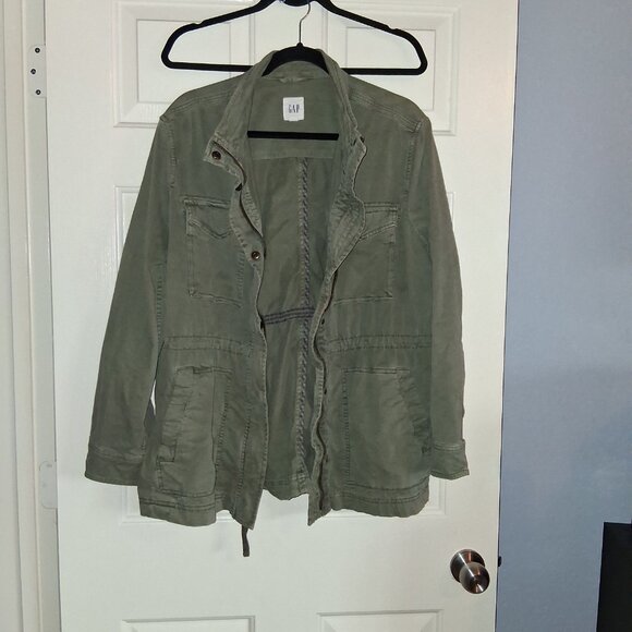 Gap Army Green Jacket - Picture 2 of 12